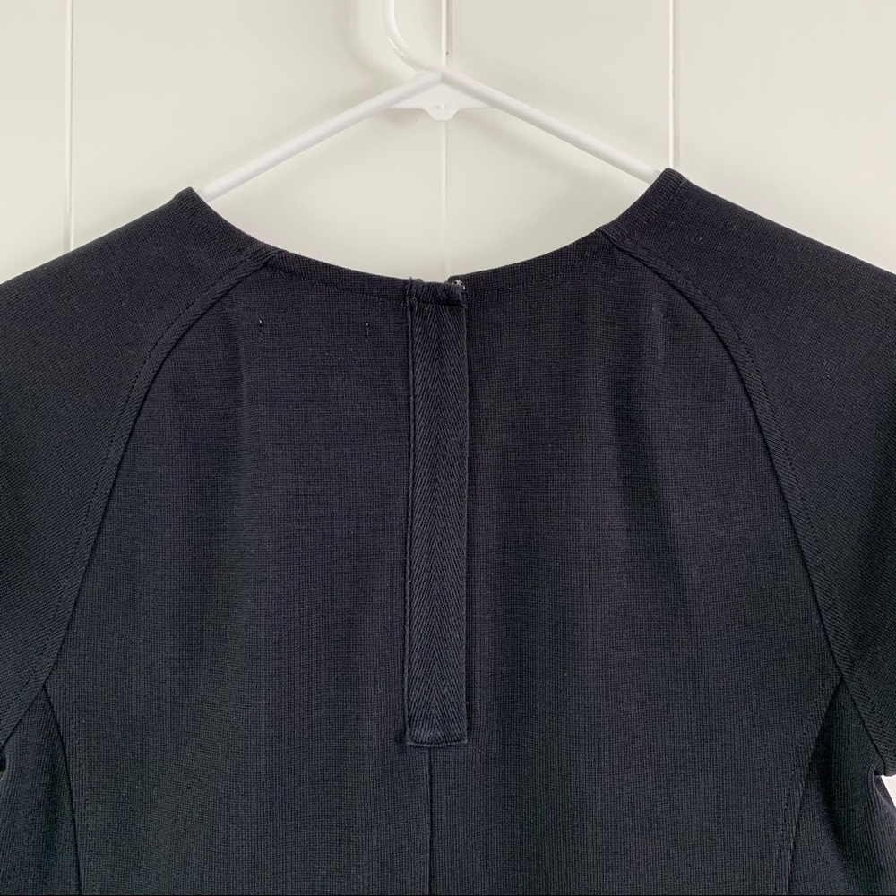Madewell Structured Crop Top in Black - Picture 4 of 5